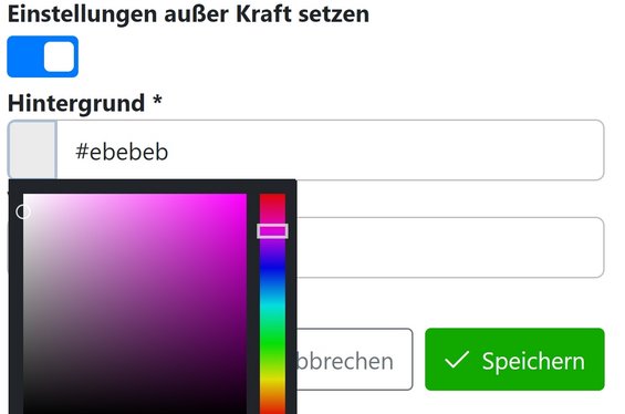 Individuelle Farbe für den QR-Code pro Produktgruppe Individuelle Farbe für den QR-Code pro Produktgruppe