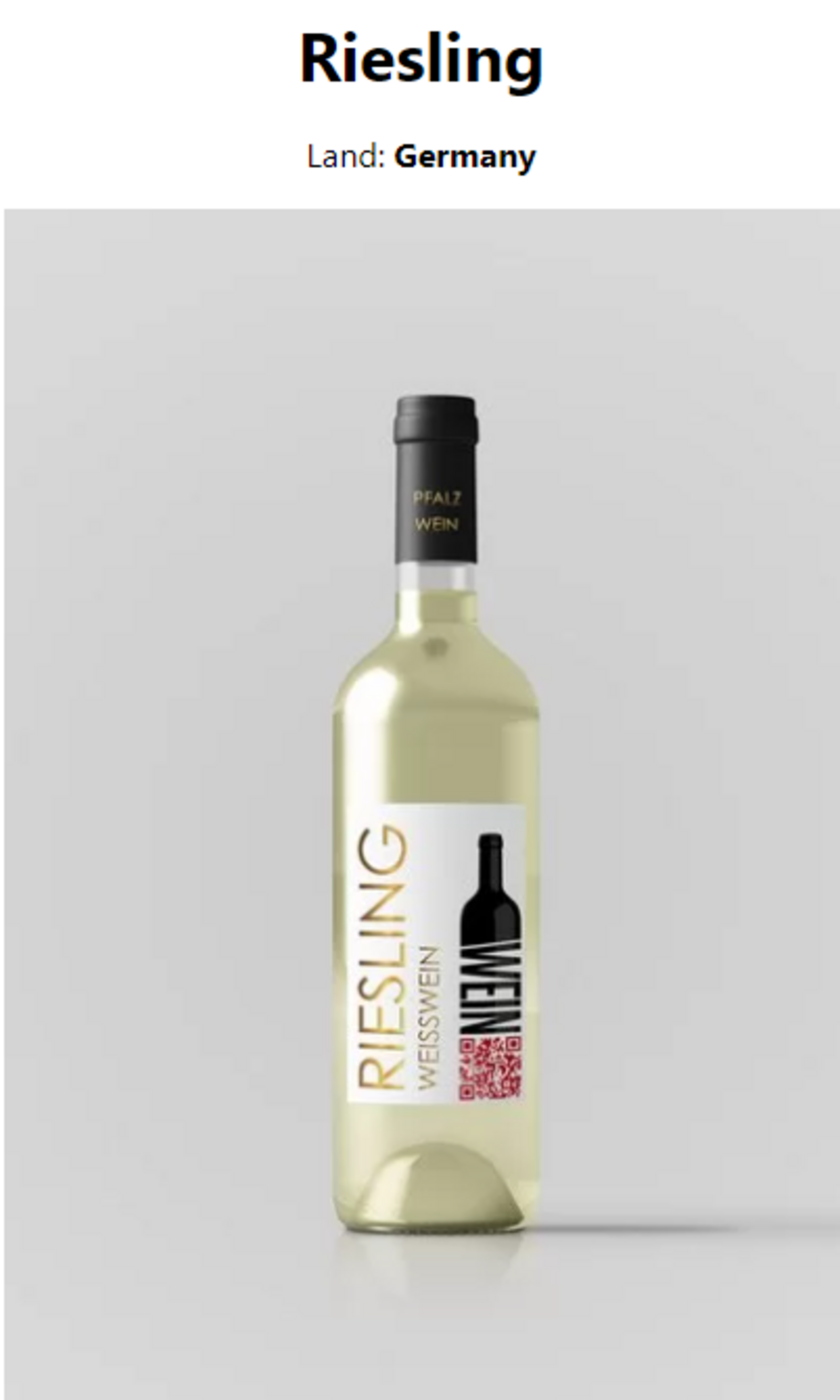 Beispiel Wein mit eigenem Merkmal - Kamerpreismünze