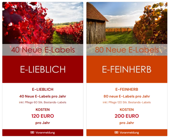 E-Label Preise fair und günstig