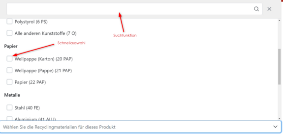 Durch intuitive Felder und Auswahlfelder, können Sie in kürzester Zeit die Daten für den Wein eingeben. 