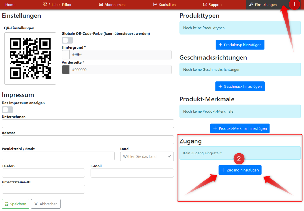 Ihre Druckerei einladen für den Download Ihrer QR Codes für die Weinetiketten Ihre Druckerei einladen für den Download Ihrer QR Codes für die Weinetiketten