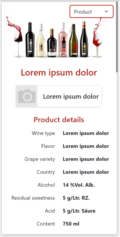 Vorschau Produkt E Label Wein Vorschau Produkt E Label Wein